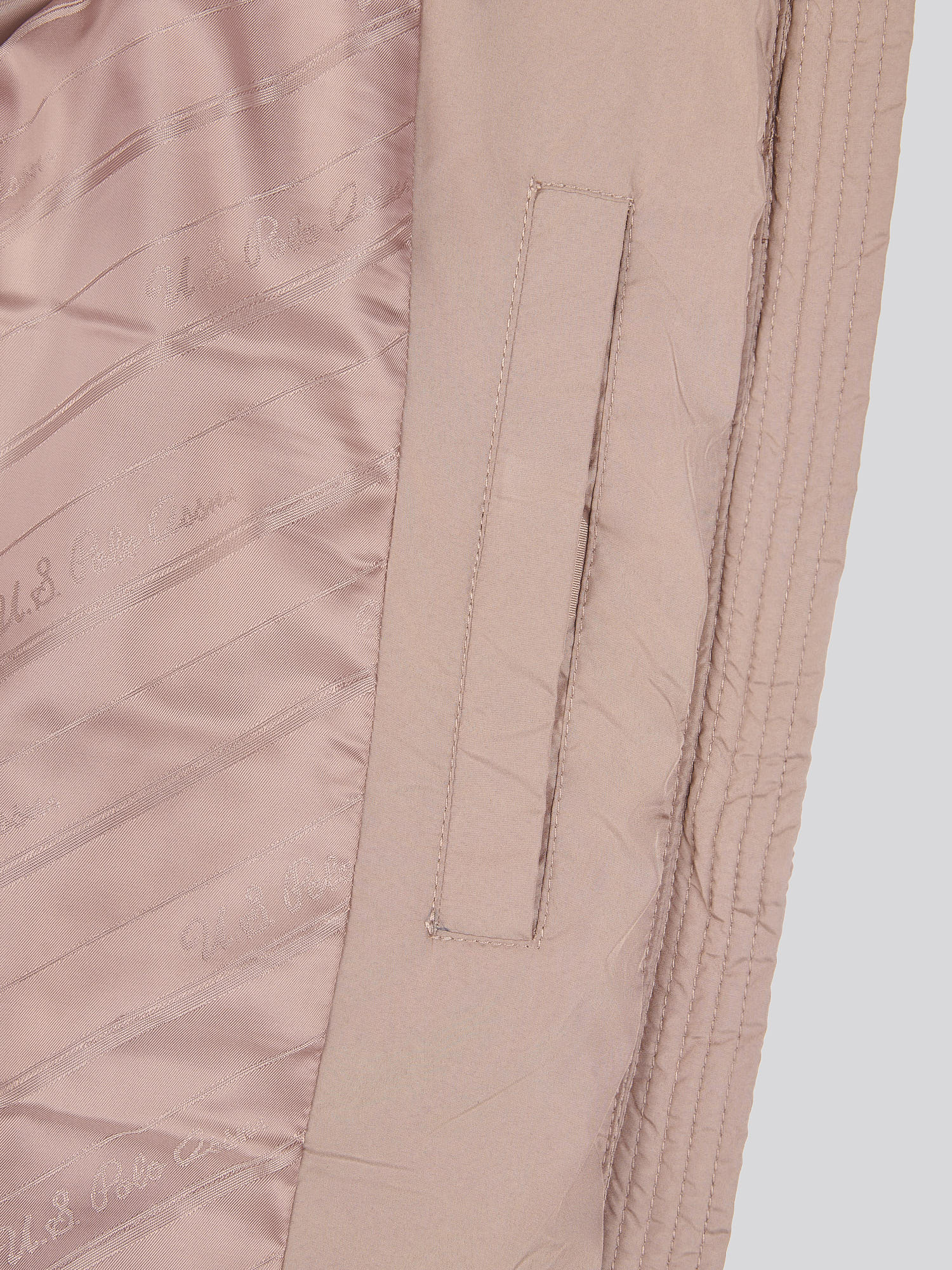Womens Quilted Hooded Puffer Coat in Leafless Tree - Image 11