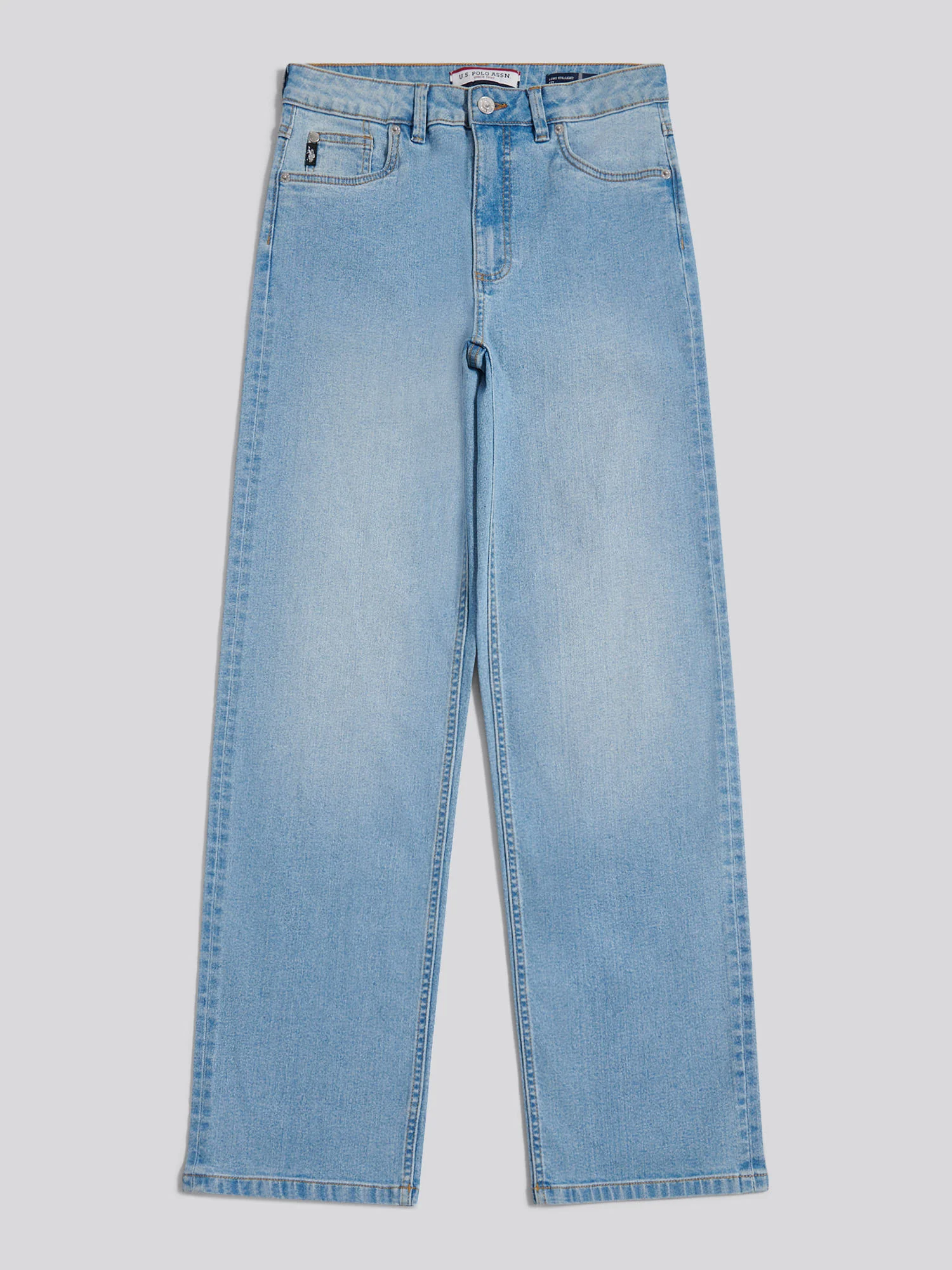 Womens Straight Fit Jean Light Blue Wash - Image 9