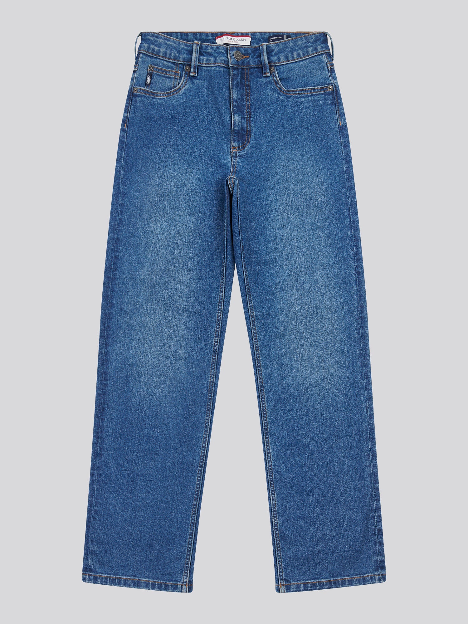 Womens Straight Fit Jean Mid Wash - Image 6