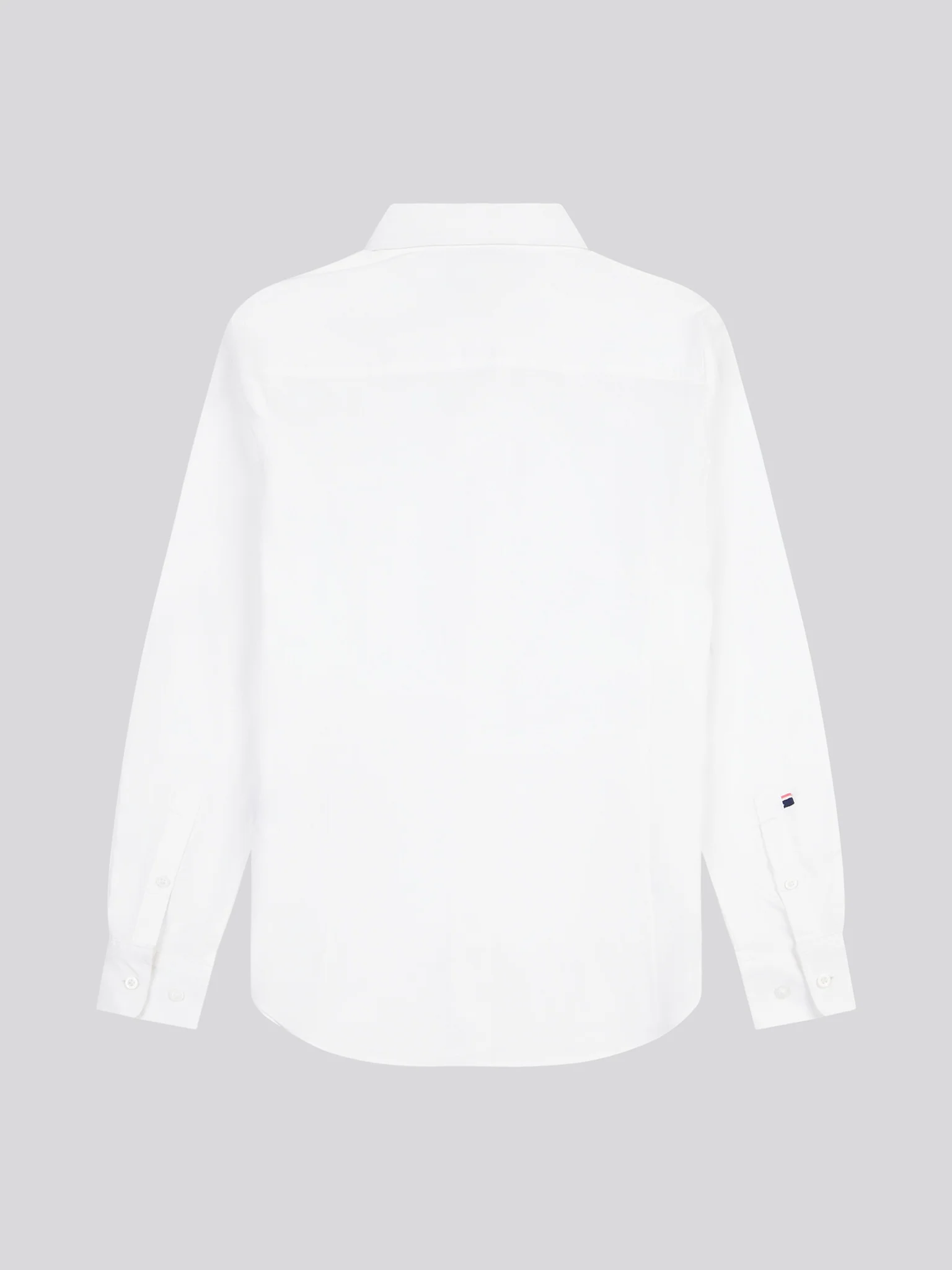 Womens Stretch Classic Fit Oxford Shirt in Bright White - Image 7