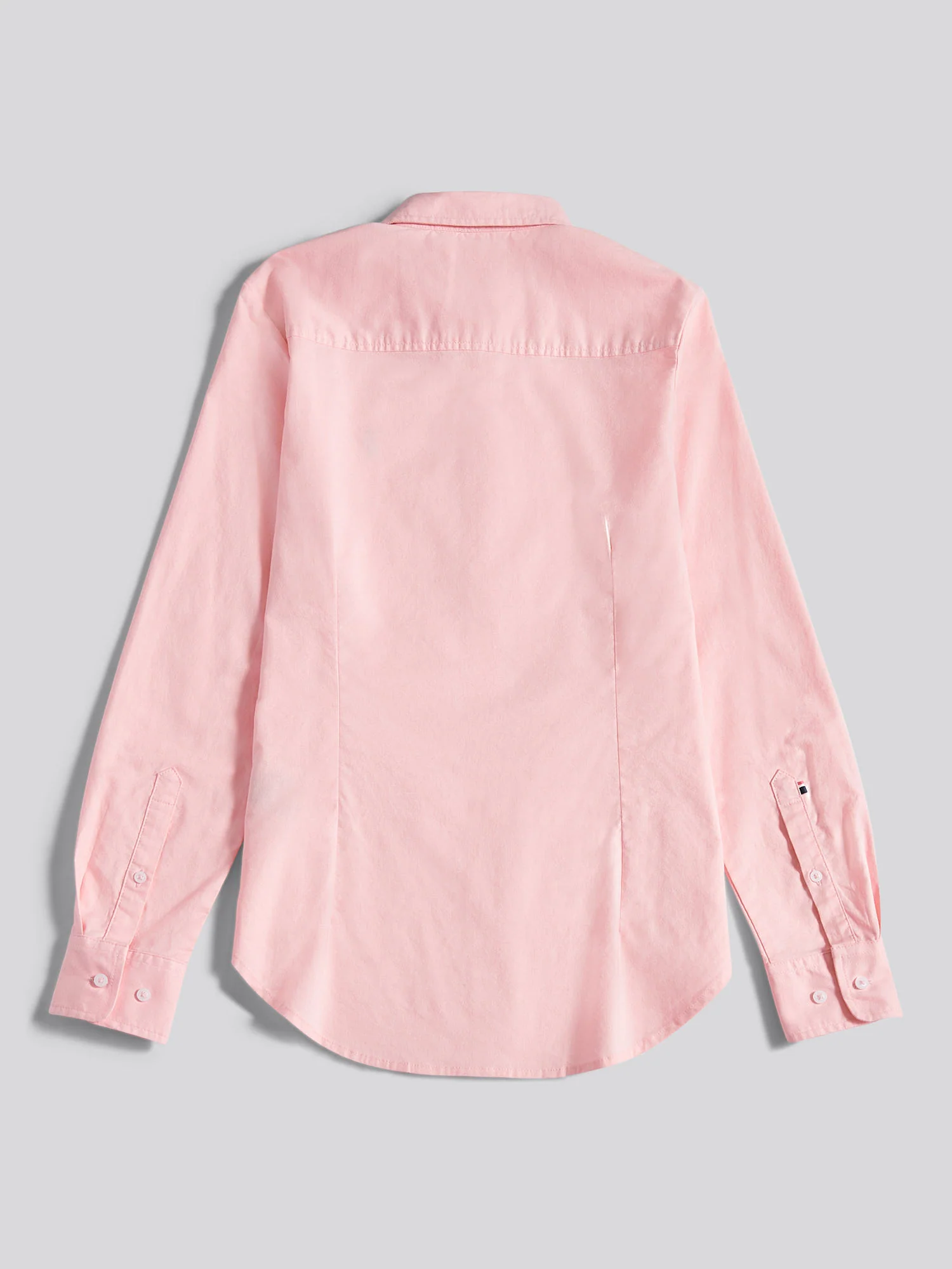 Womens Stretch Classic Fit Oxford Shirt in Crystal Rose - Image 8