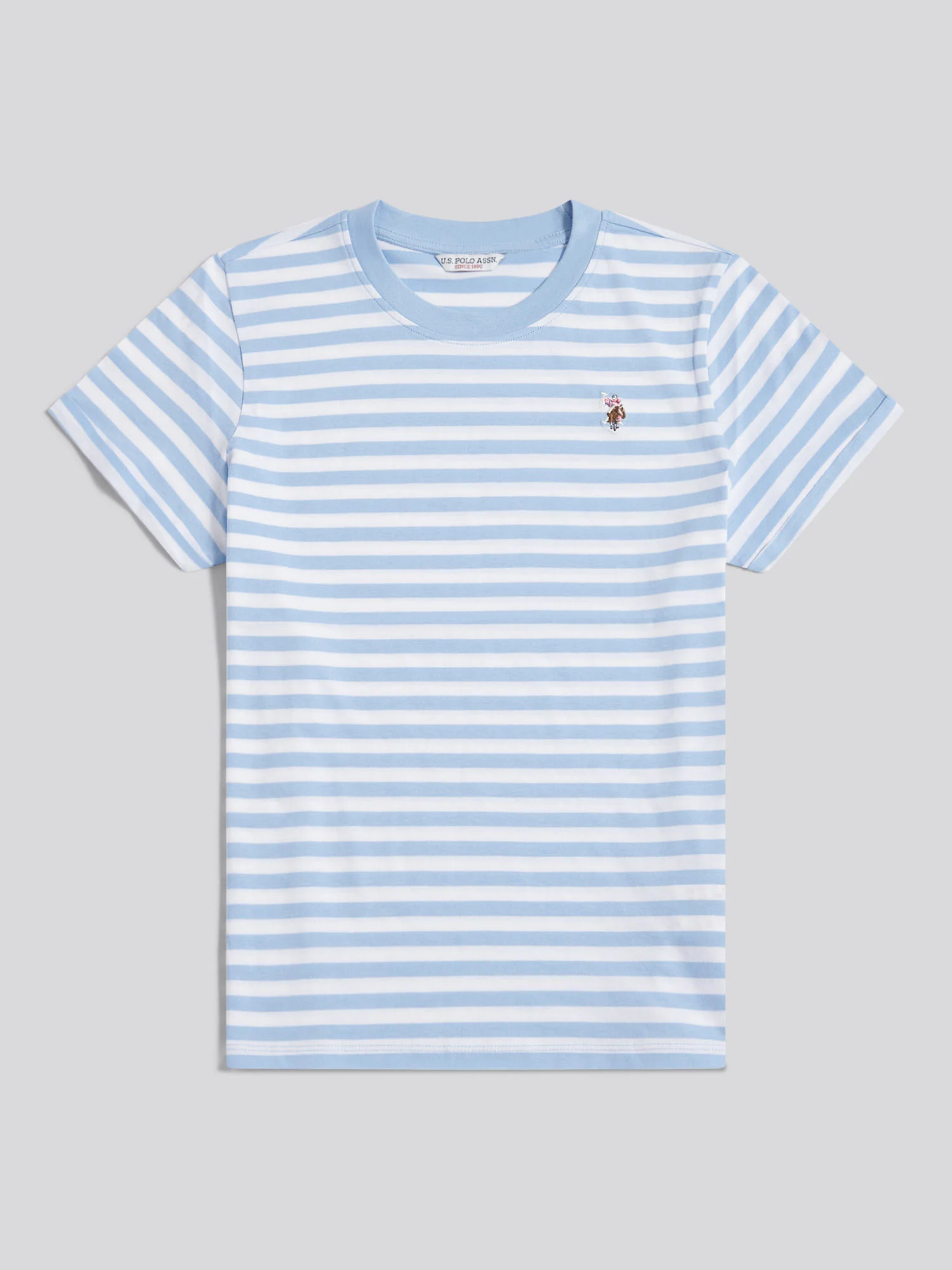 Womens Stripe Crew Neck T-Shirt Open Air - Image 5