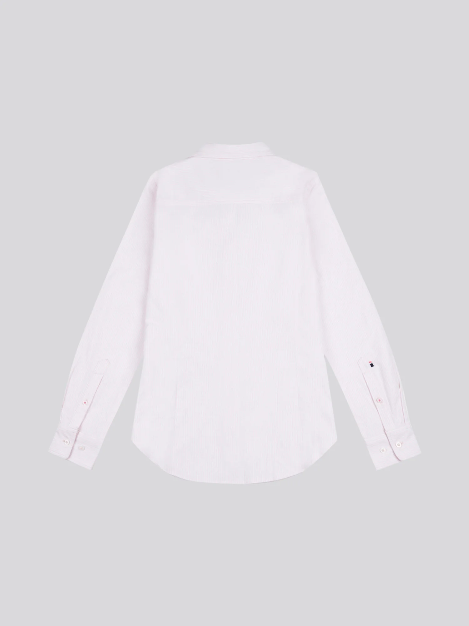 Womens Stripe Stretch Classic Fit Oxford Shirt Crystal Rose - Image 5