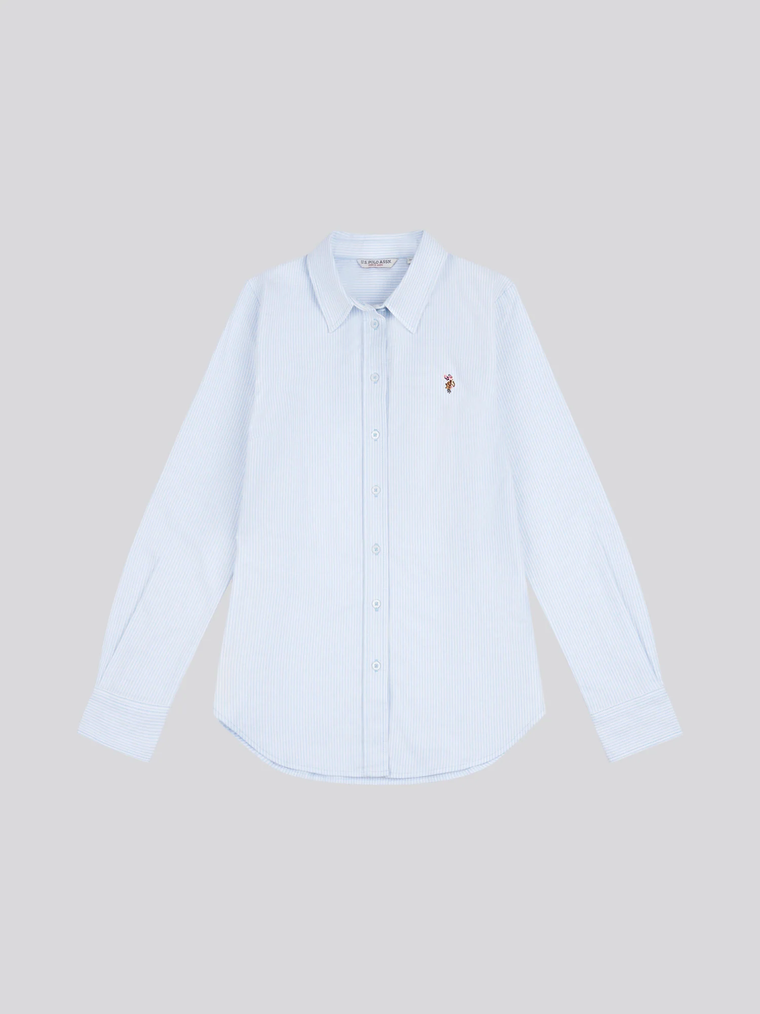 Womens Stripe Stretch Classic Fit Oxford Shirt Windsurfer - Image 6