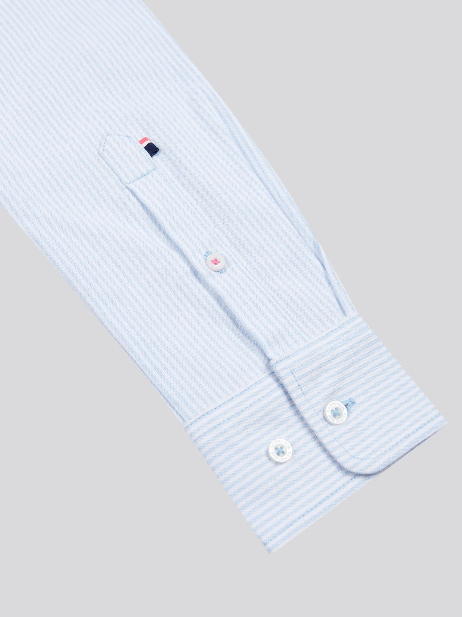 Womens Stripe Stretch Classic Fit Oxford Shirt Windsurfer - Image 9