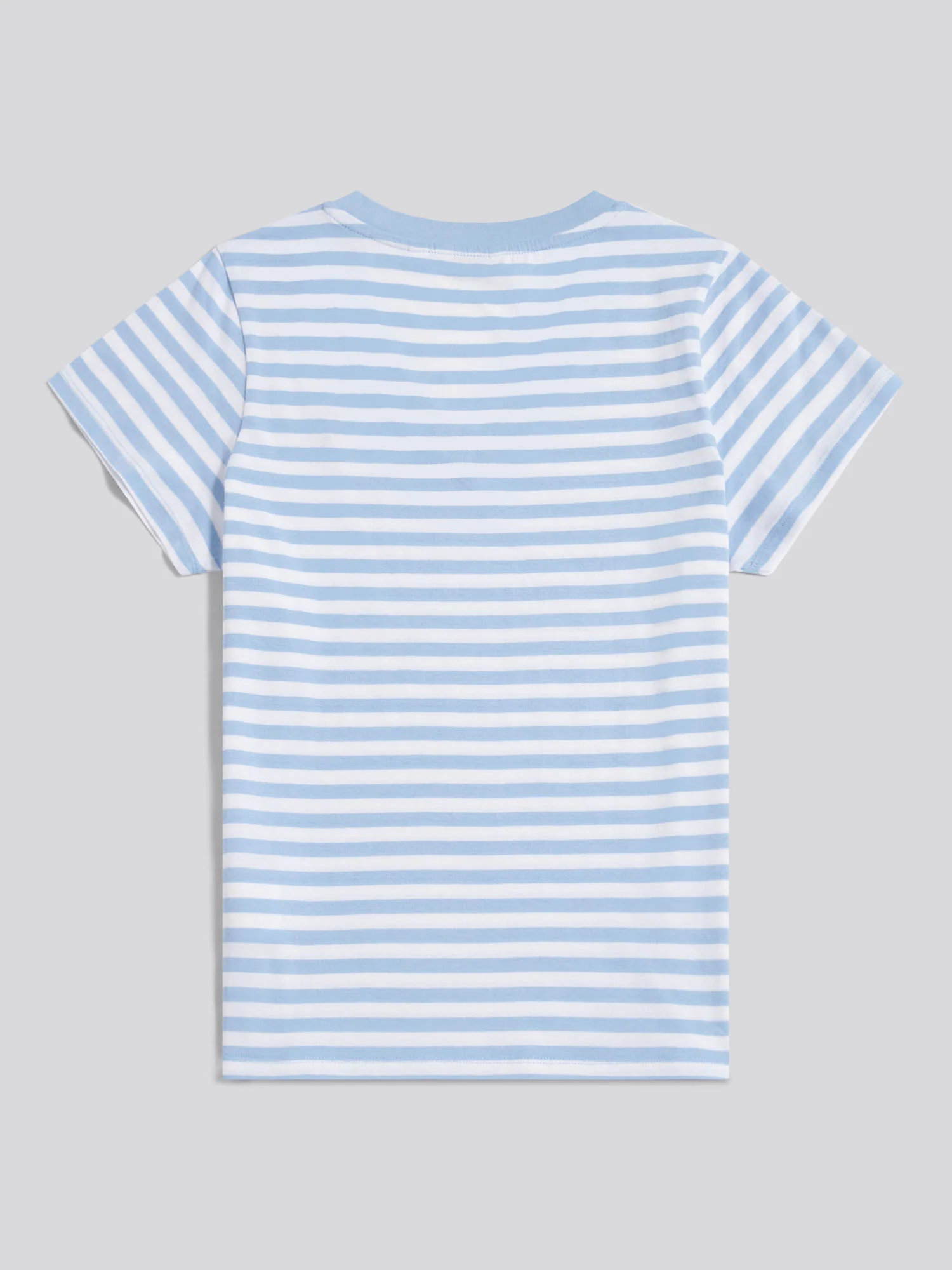 Womens Stripe V-Neck Neck T-Shirt Open Air - Image 8