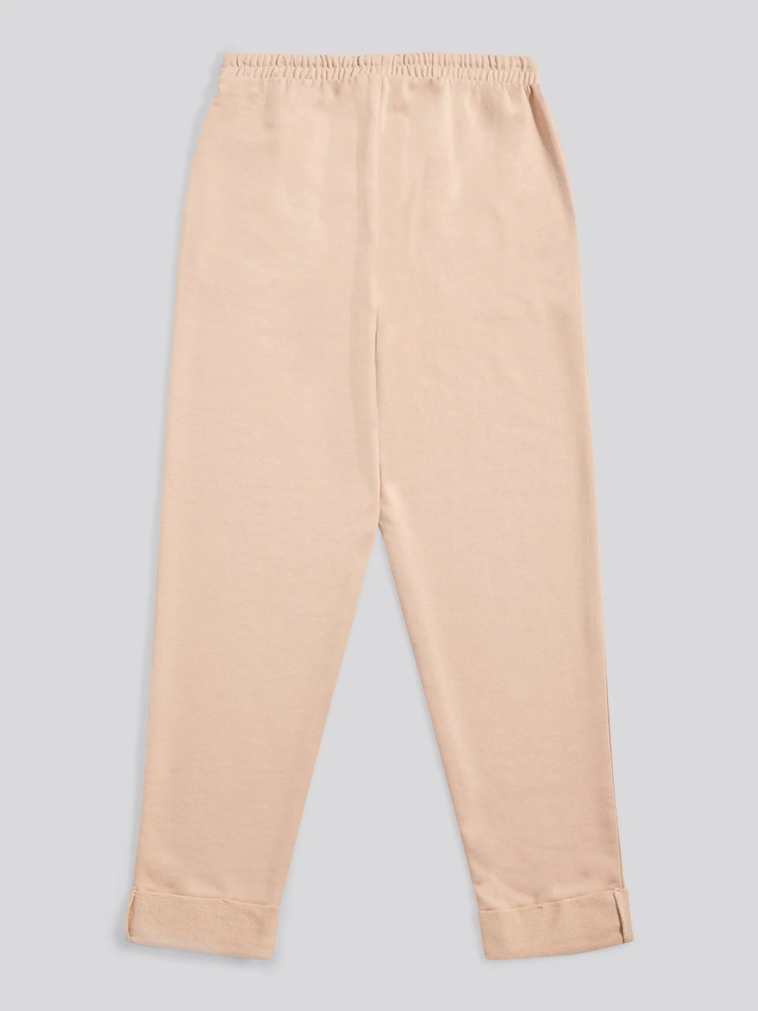 Womens Tonal Double Horsemen Roll Cuff Jogger in Cuban Sand - Image 6