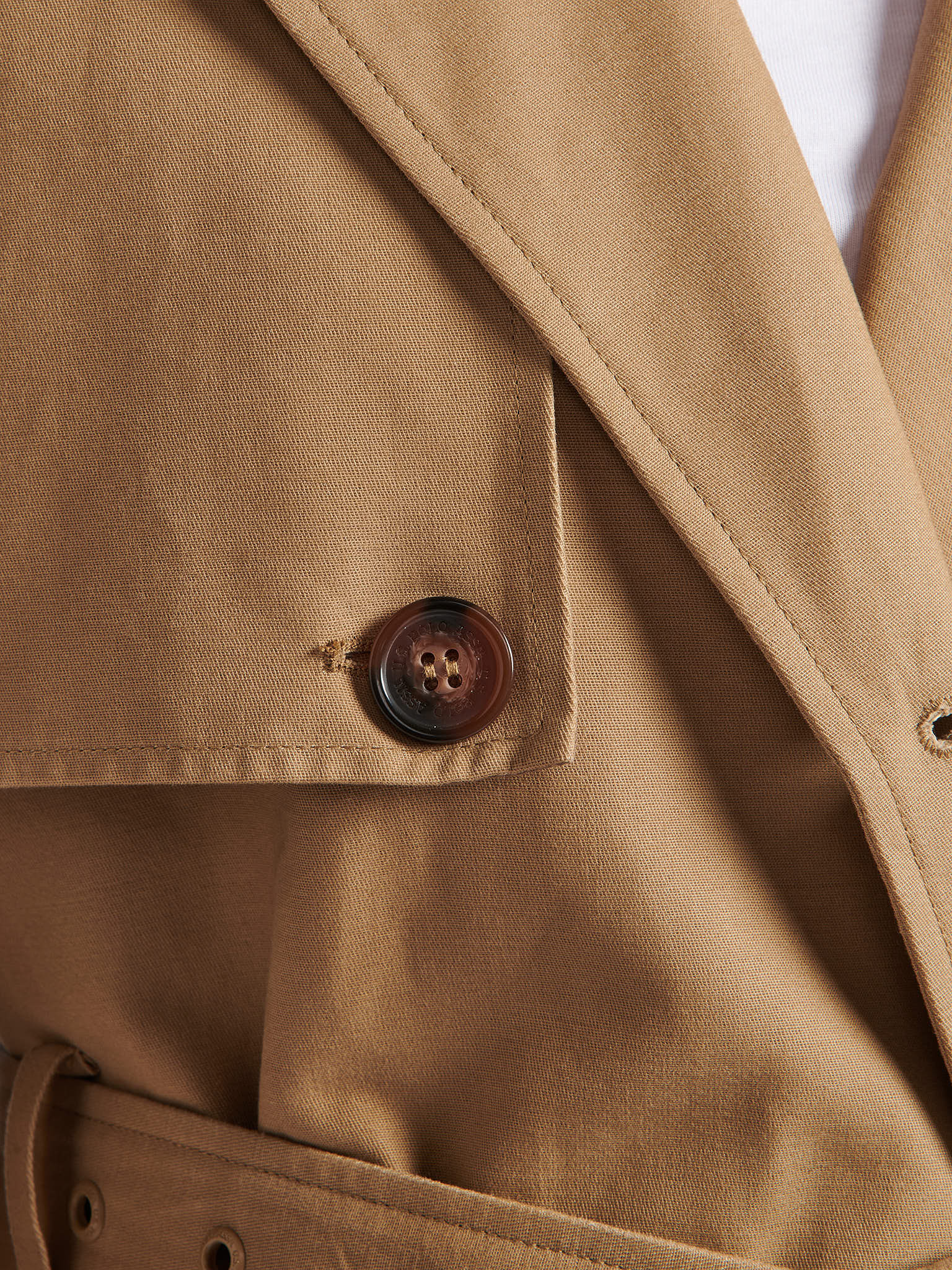 Womens Trench Coat in Incense - Image 7