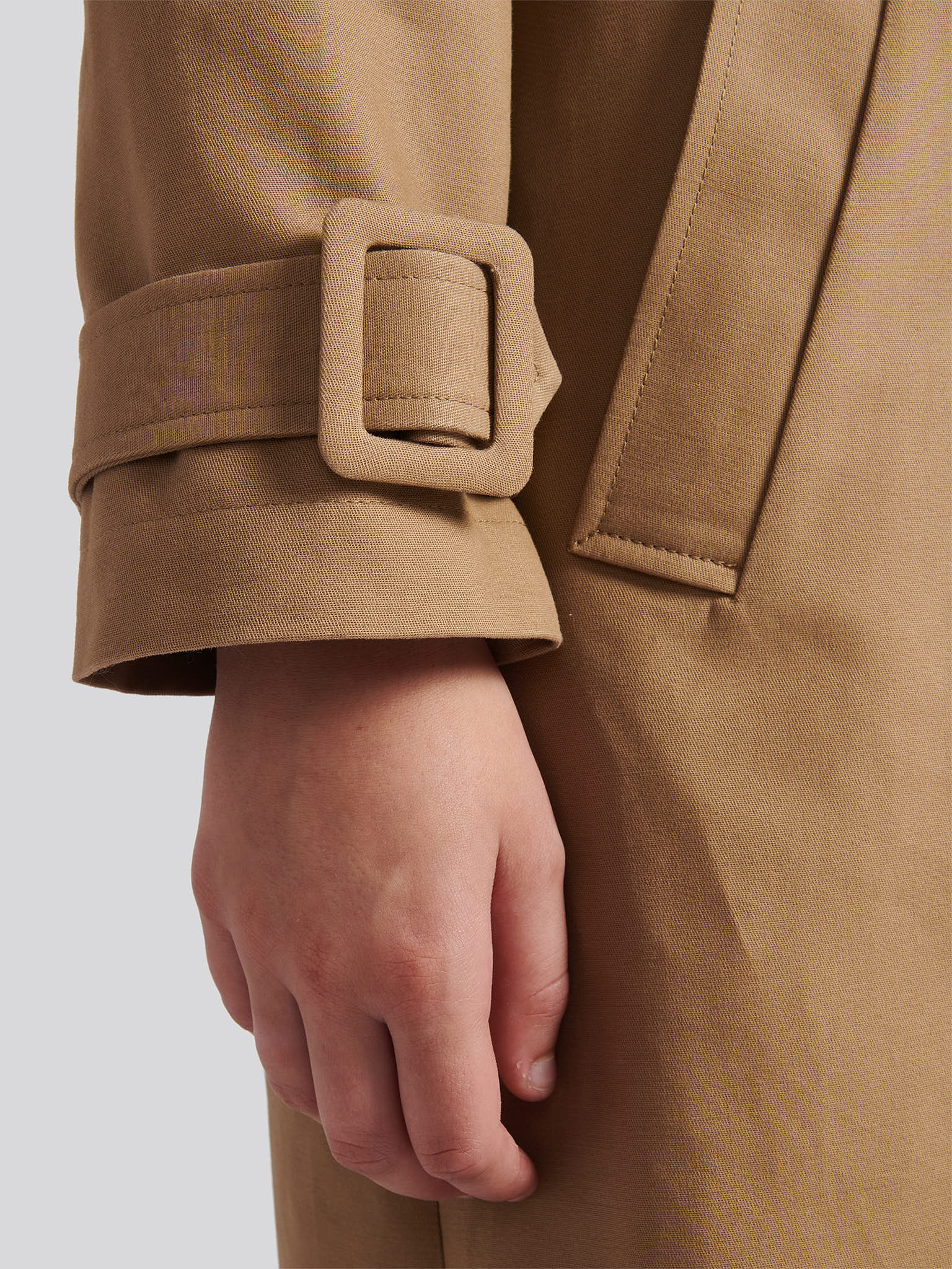Womens Trench Coat in Incense - Image 9