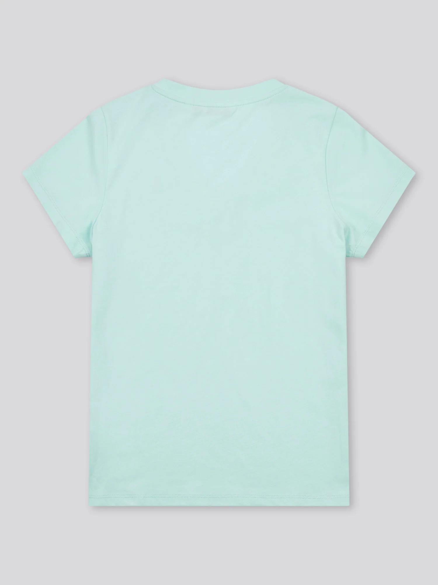 Womens V-Neck T-Shirt Blue Light - Image 6