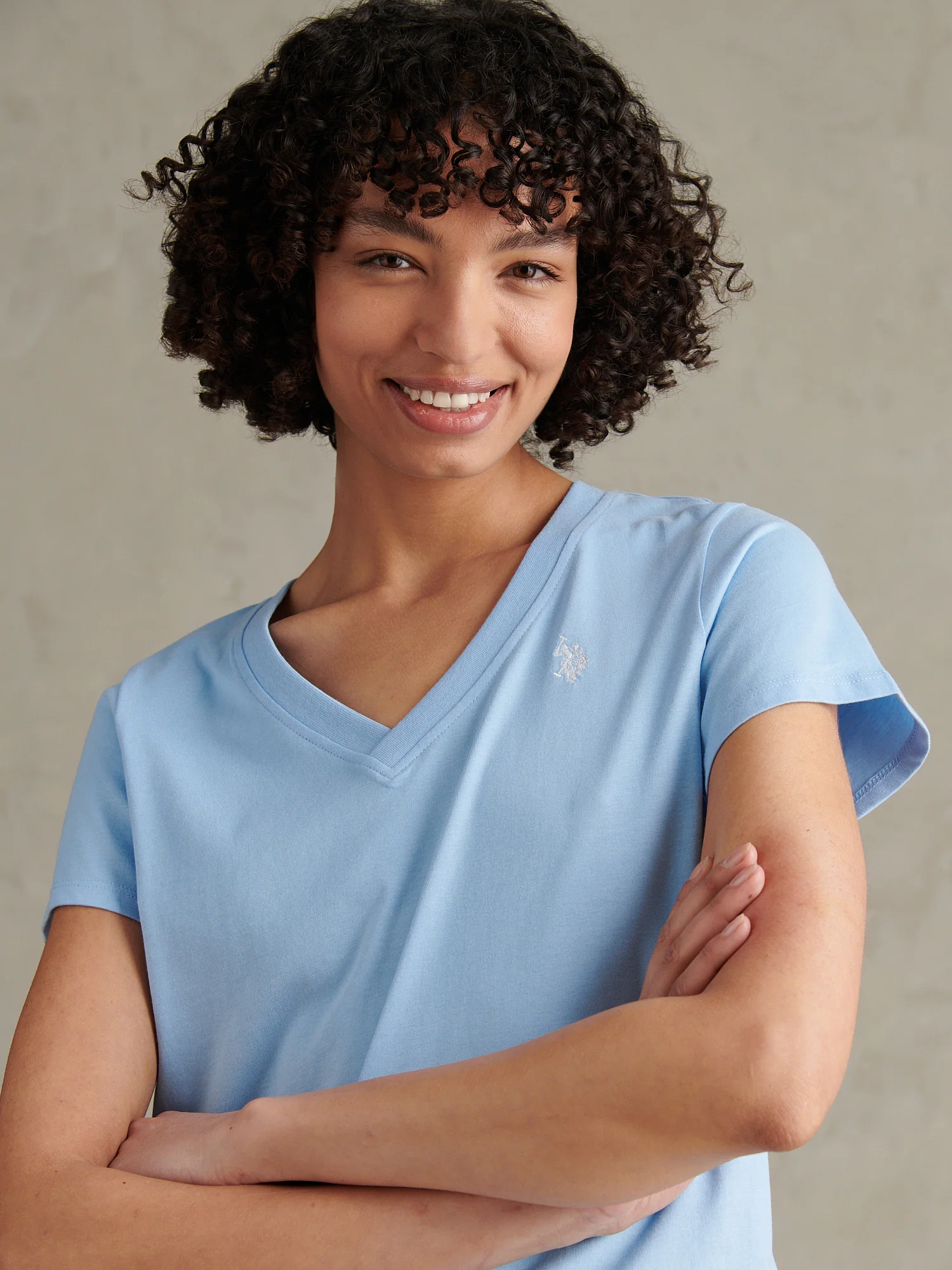 Womens V-Neck T-Shirt Open Air - Image 2