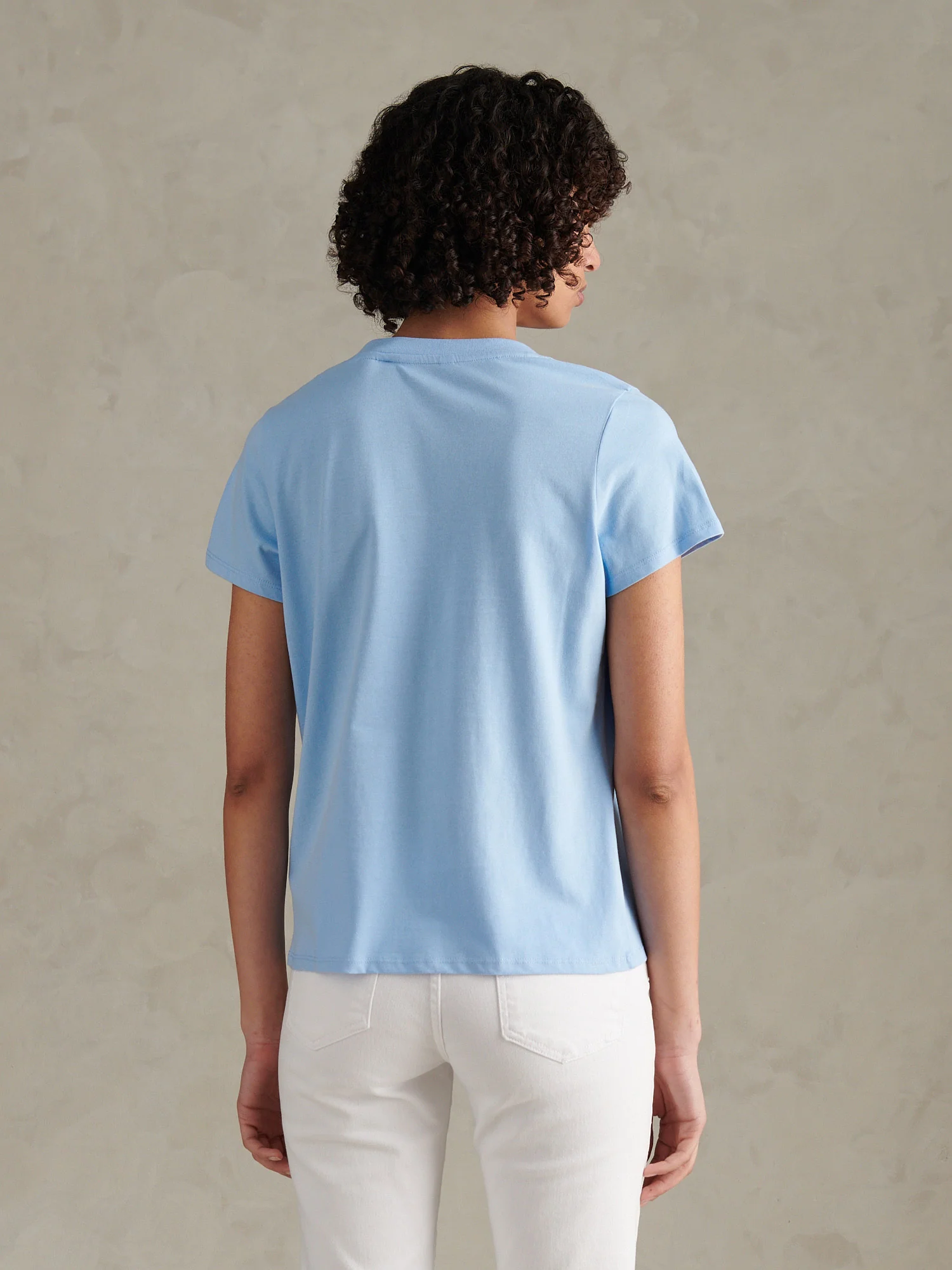 Womens V-Neck T-Shirt Open Air - Image 4
