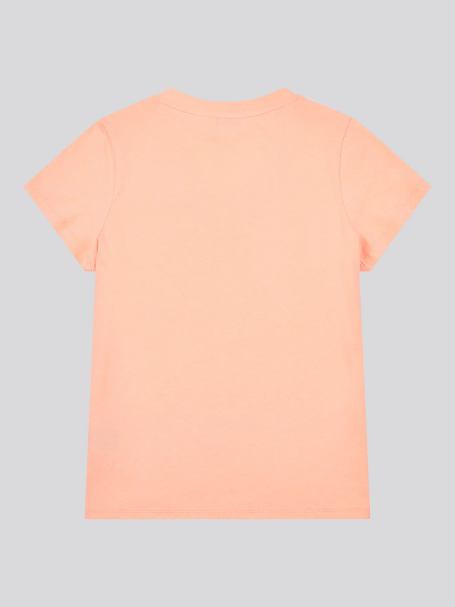 Womens V-Neck T-Shirt Peach Nectar - Image 6