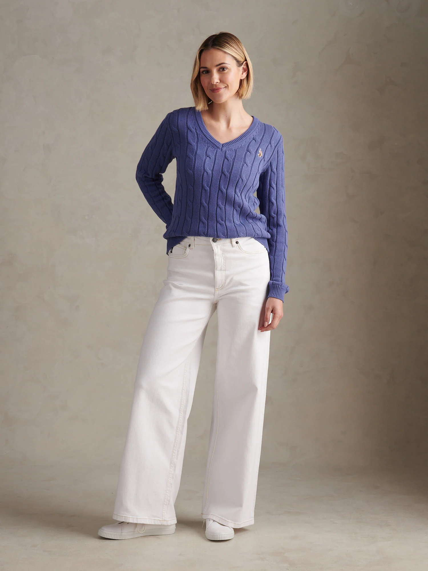 Womens Wide Fit Jean Bright White - Image 3