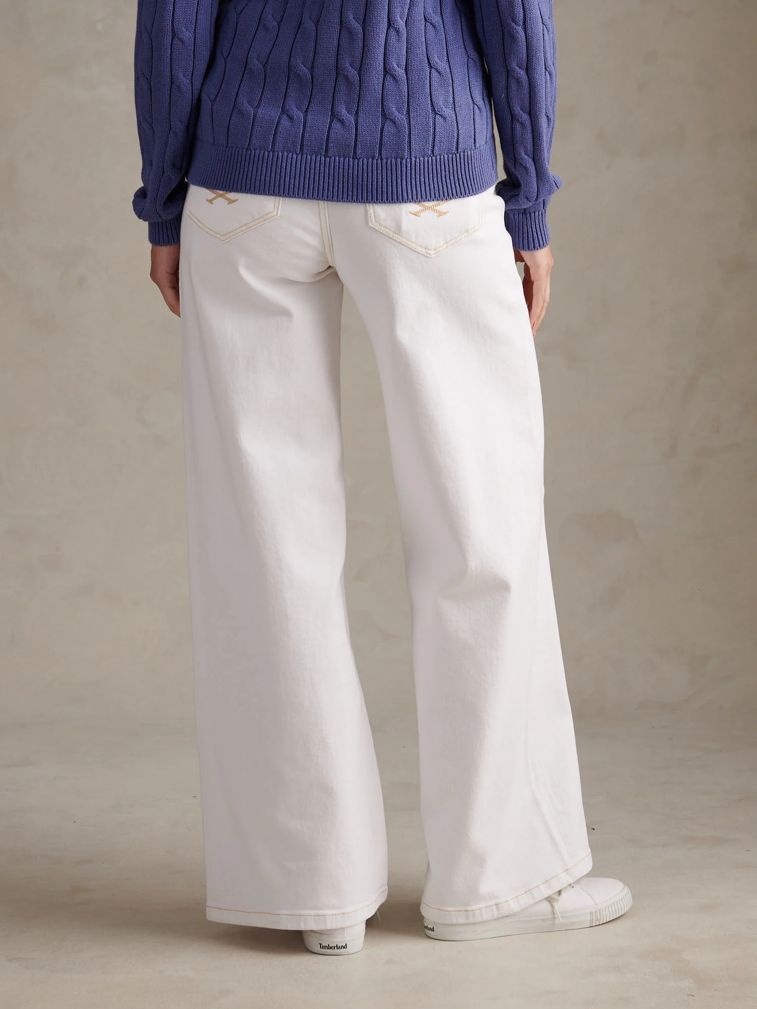 Womens Wide Fit Jean Bright White - Image 4