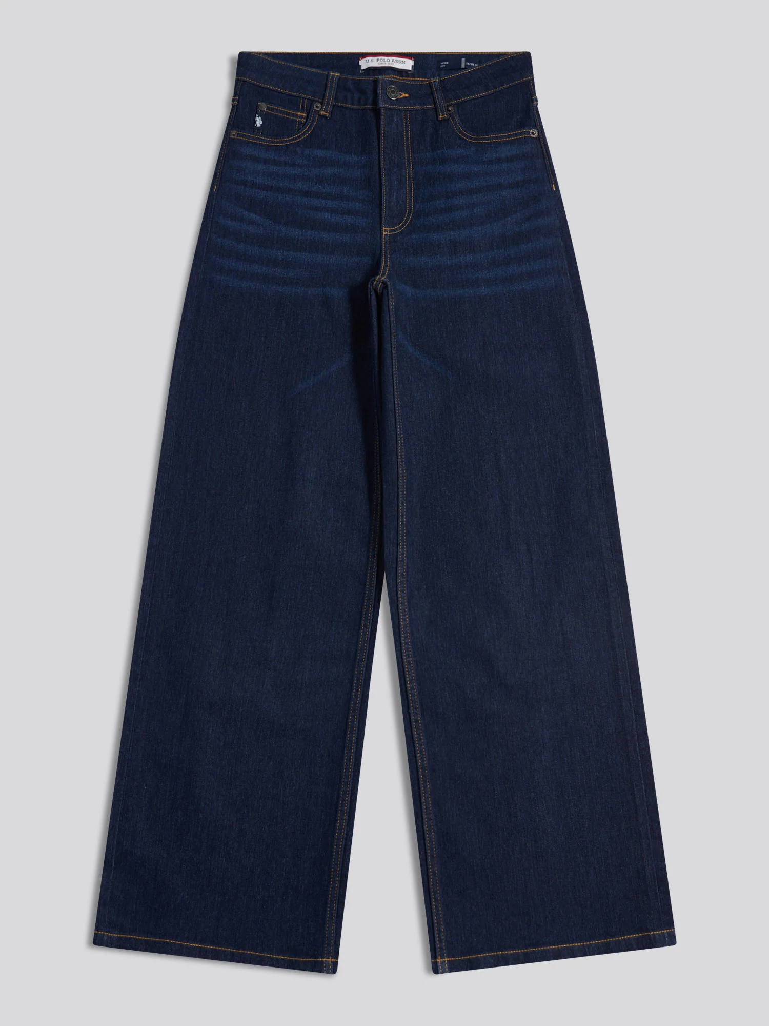Womens Wide Fit Jean Dark Indigo Wash - Image 8