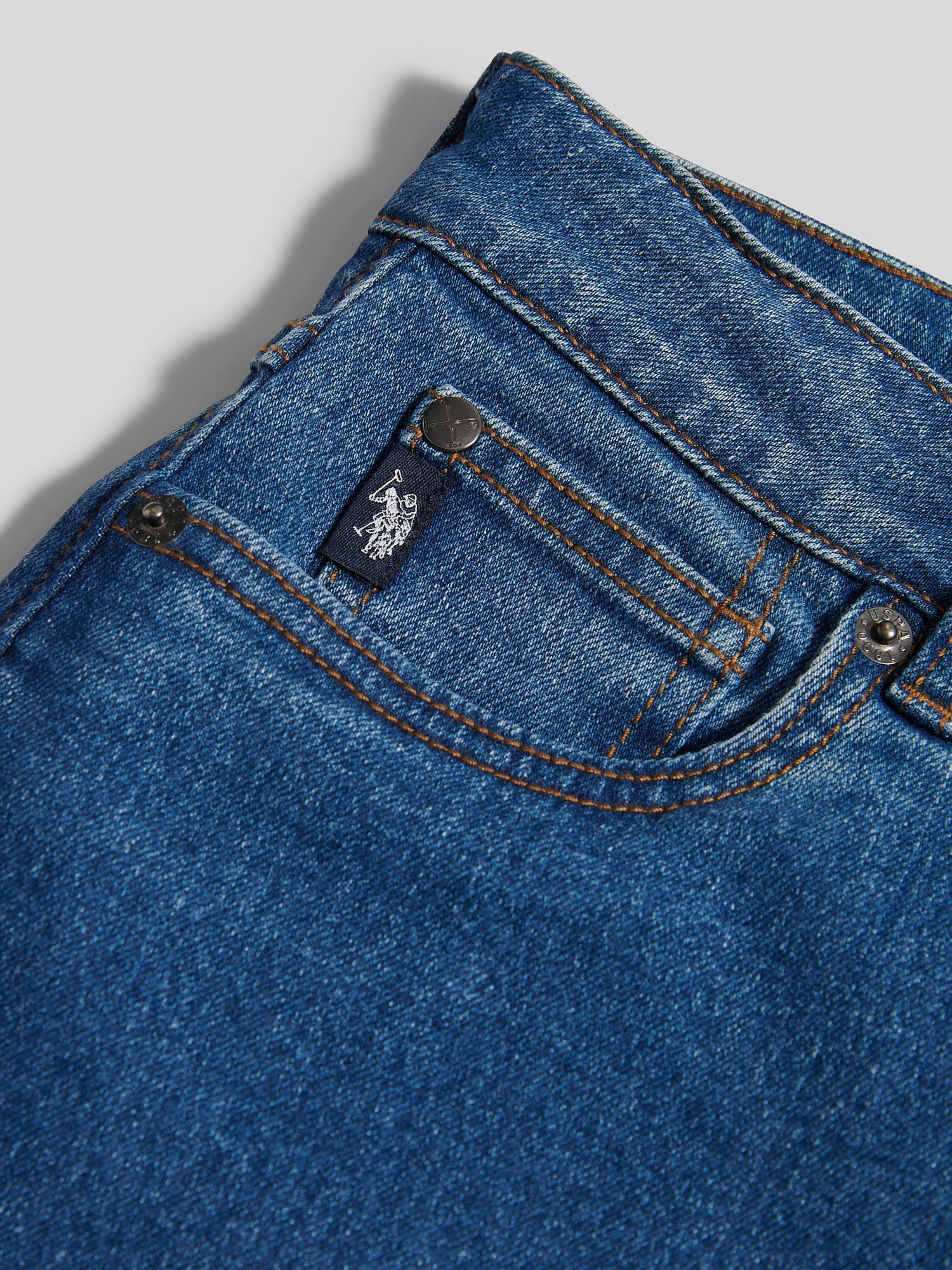 Womens Wide Fit Jean Mid Wash - Image 8
