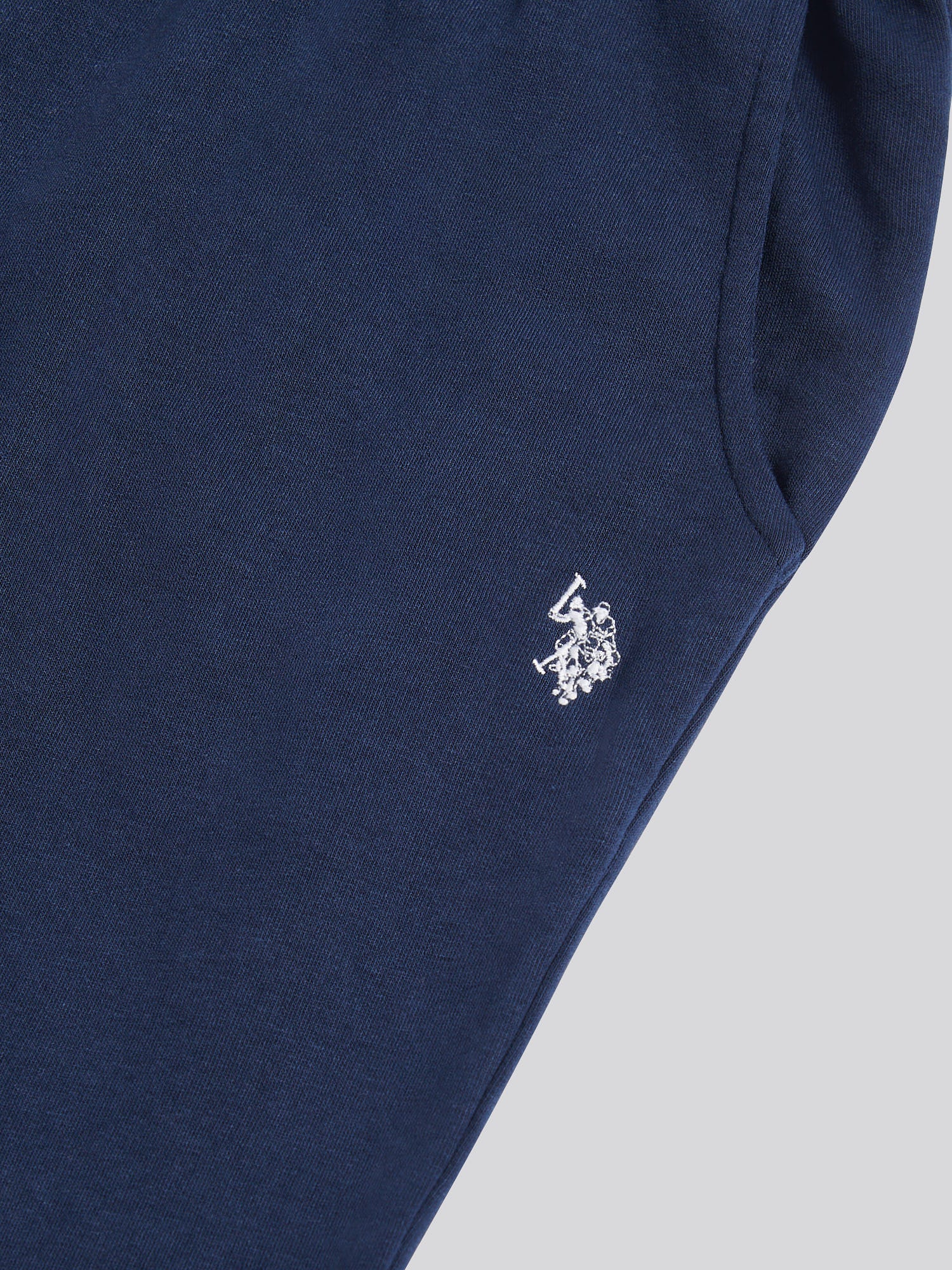 Womens Wide Leg Tipped Joggers in Navy Iris - Image 10