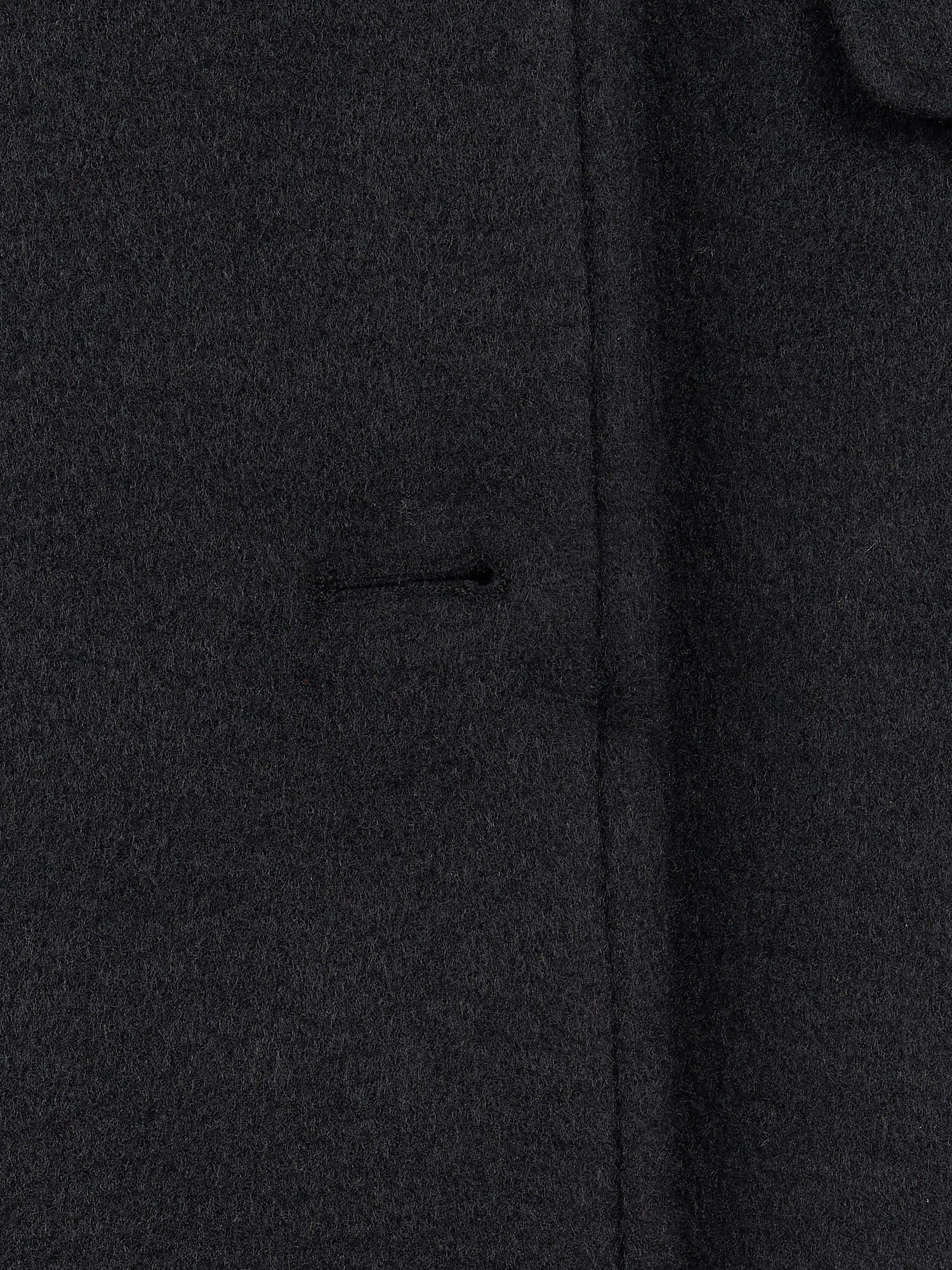 Womens Wool Blend Double Breasted Coat in Black - Image 12