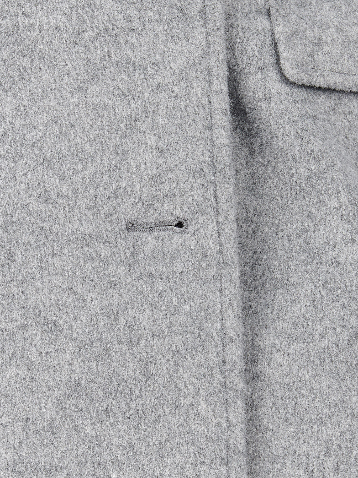 Womens Wool Blend Double Breasted Coat in Silver Filigree - Image 12