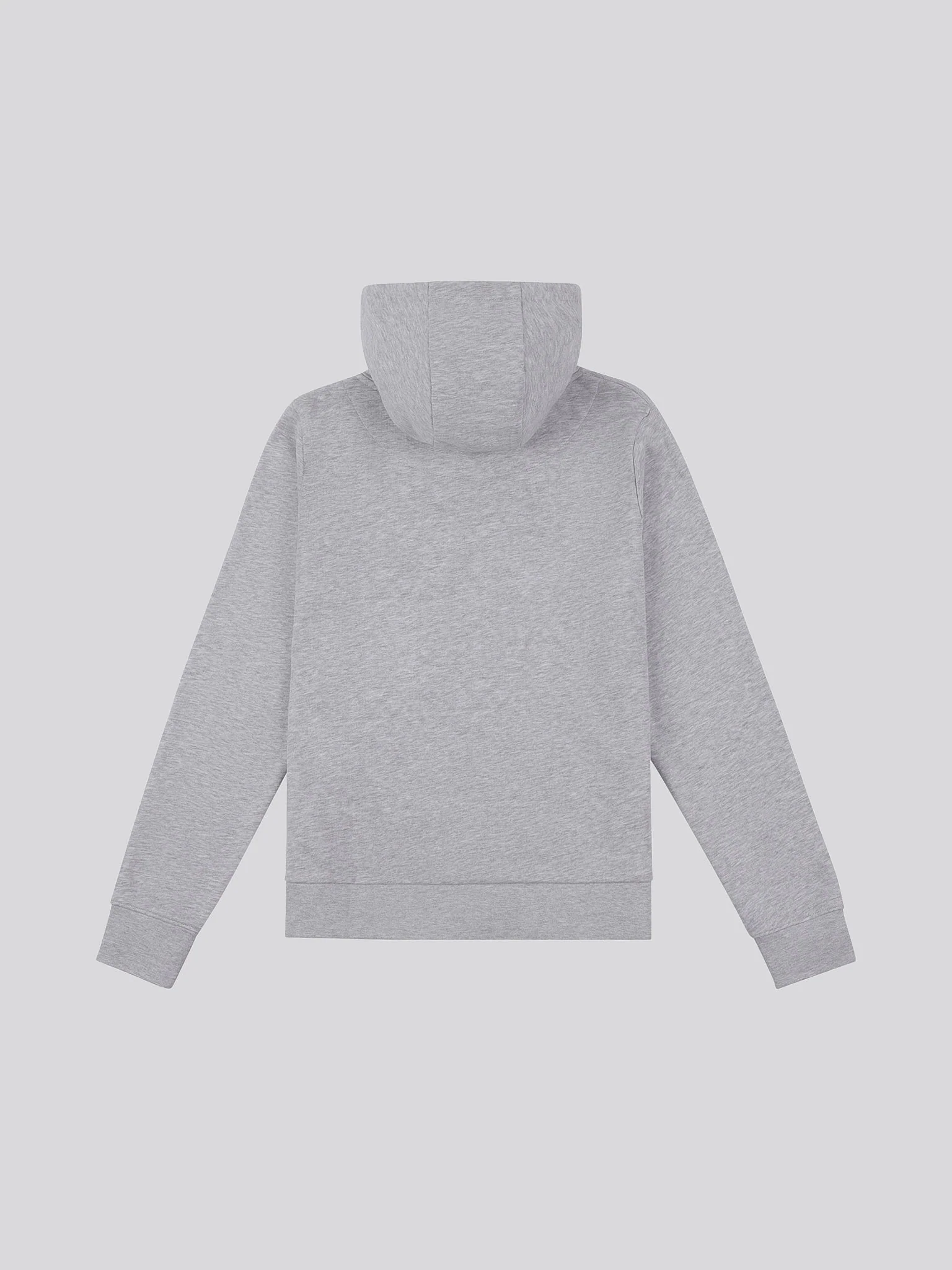 Womens Zip-Through Hoodie in Pearl Grey Marl - Image 6